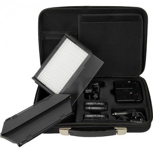 FotodioX Pro LED-312DS set of 2 Bi-Color LED Photo Video Light Kit